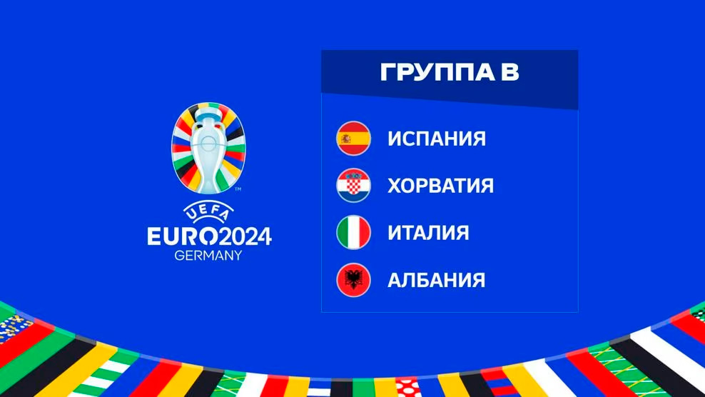 Евро-2024 группа B: прогноз, ставка, состав и расписание матчей группы