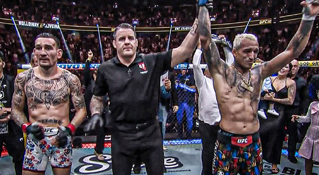 оливейра победил холлоуэйя