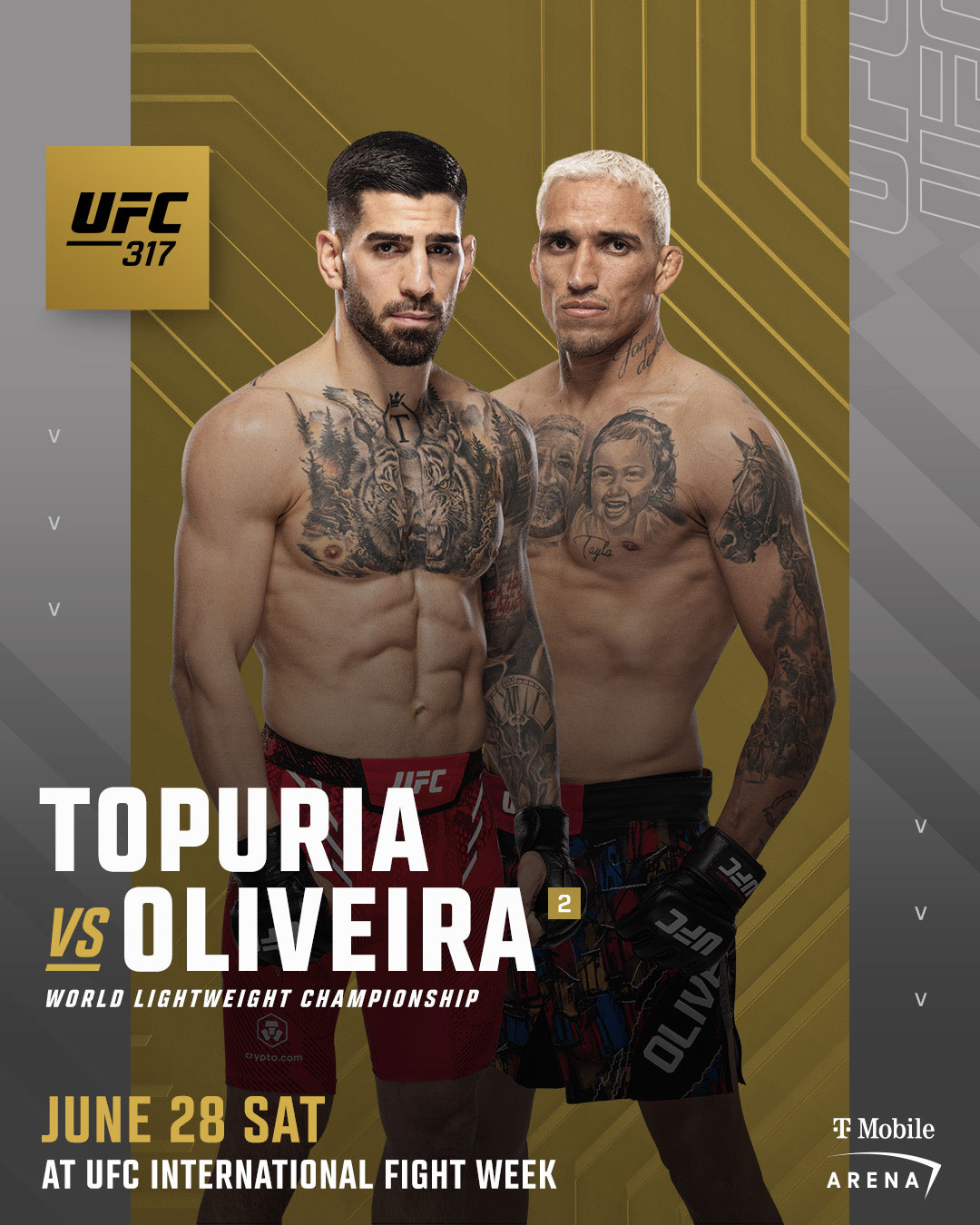 ufc317 постер плакат